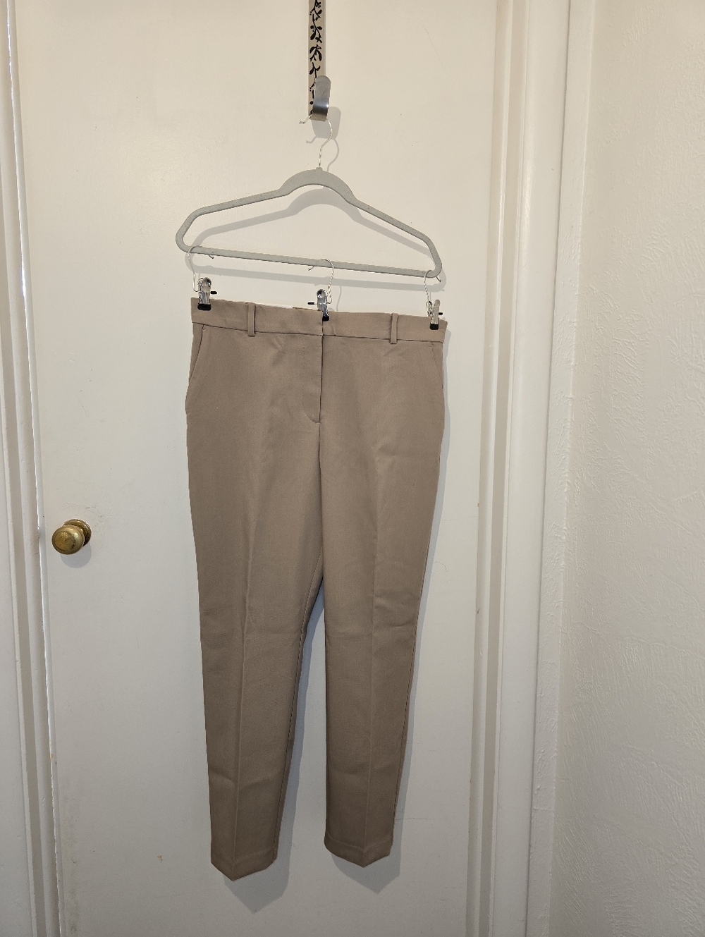 NWT H&M Recycled Polyester Pants Color Khaki and SZ 16